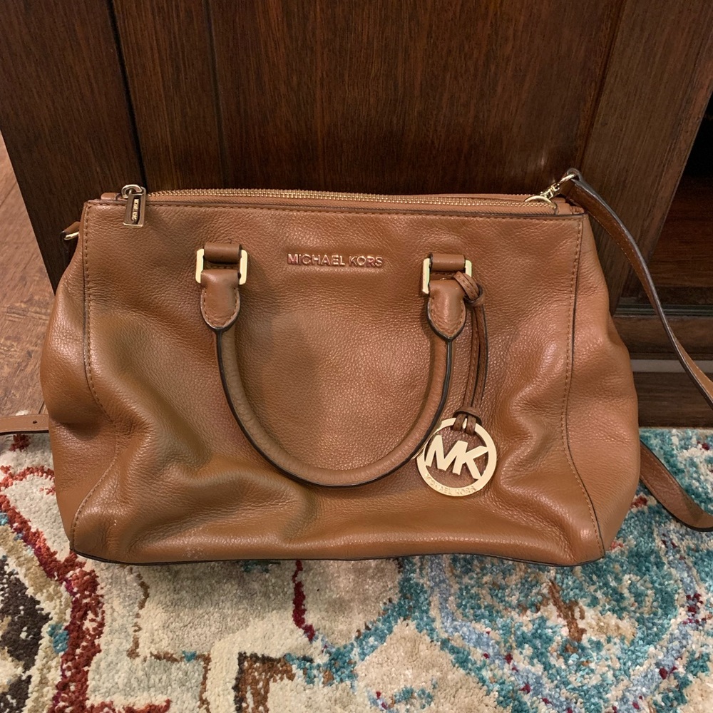 Michael Kors Leather Crossbody Bag